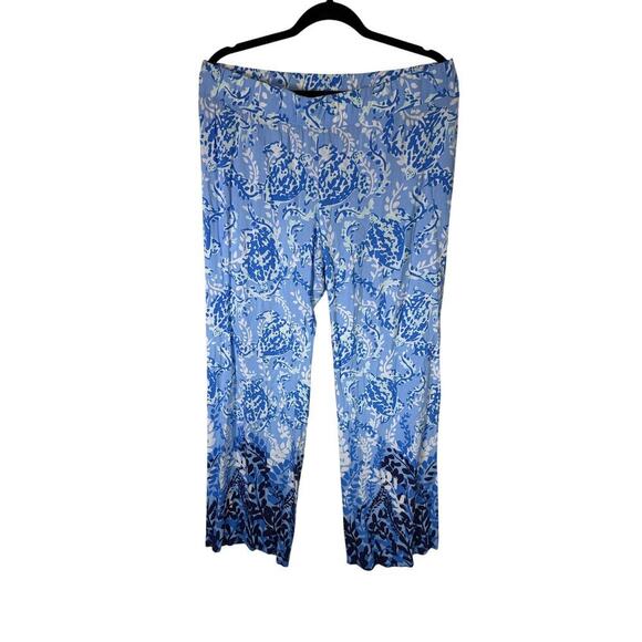 Lilly Pulitzer Bal Harbor palazzo pants size L - Picture 1 of 4